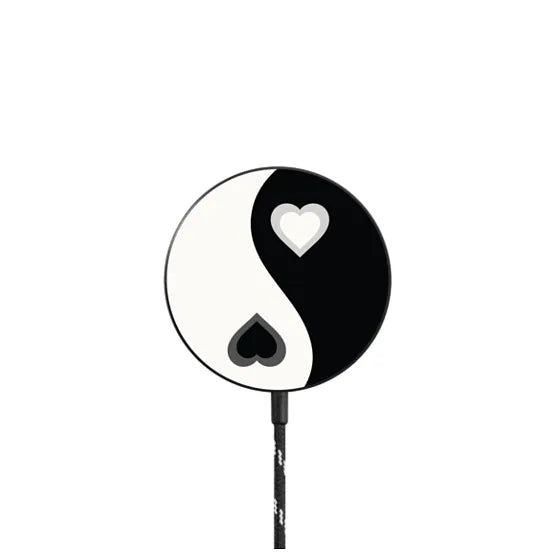 Heart Yin Yang - Black | Image 1