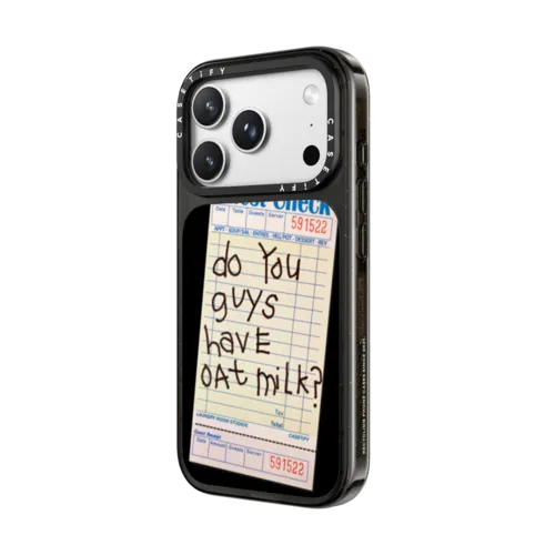 The Other Oat Milk Case | iPhone 18 Pro / Impact Case MagSafe Compatible - Glossy / Glossy Black | Image 2