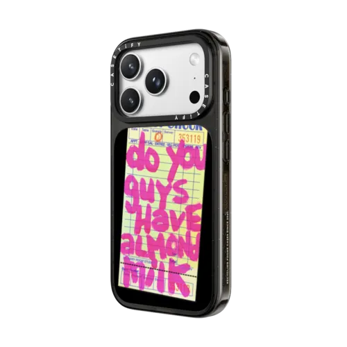 The Almond Milk Case | iPhone 18 Pro Max / Impact Case MagSafe Compatible - Glossy / Glossy Black | Image 2