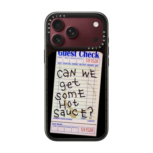 The Hot Sauce | iPhone 18 Pro Max / Impact Case MagSafe Compatible - Glossy / Glossy Black | Image 1