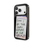 The Fries Instead of Salad | iPhone 18 Pro Max / Impact Case MagSafe Compatible - Glossy / Glossy Black | Image 2