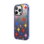 Sparkle Party by Katie Benn | iPhone 16 Pro Max / Impact Case MagSafe Compatible / Glitter Indigo | Image 2