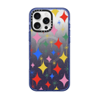 Sparkle Party by Katie Benn | iPhone 16 Pro Max / Impact Case MagSafe Compatible / Glitter Indigo | Image 1