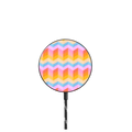 Rainbow Stairs by Oh So Graceful |   / PowerThru Magnetic Wireless Charger MagSafe Compatible / Black | Image 1