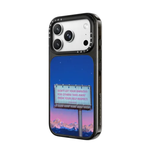 Self Respect | iPhone 18 Pro Max / Impact Case MagSafe Compatible - Glossy / Glossy Black | Image 2