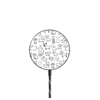 DOGS by BLACK LAMB STUDIO |   / PowerThru Magnetic Wireless Charger MagSafe Compatible / Black | Image 1