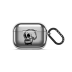 Sad Skelly | AirPods Pro 3 / Earbuds Mirror Case / Silver | Image 1