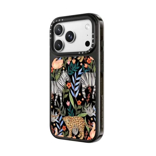 Moody Jungle | iPhone 18 Pro Max / Impact Case MagSafe Compatible - Glossy / Glossy Black | Image 2