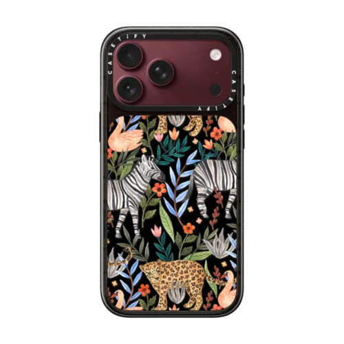 Moody Jungle | iPhone 18 Pro Max / Impact Case MagSafe Compatible - Glossy / Glossy Black | Image 1