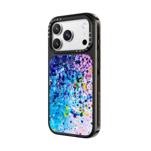 Pink Confetti Pop | iPhone 18 Pro Max / Impact Case MagSafe Compatible - Glossy / Glossy Black | Image 2