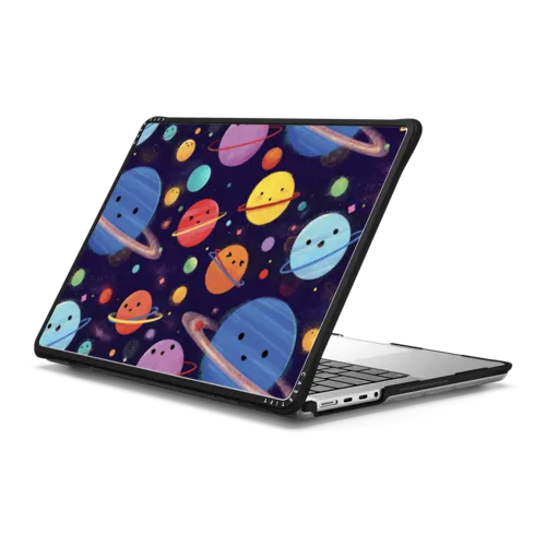 Dark Hula Universe | MacBook Pro 14-inch (M1 - M5) / MacBook Impact Case / Black | Image 1