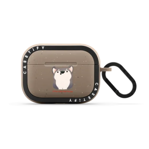 Husky | AirPods Pro 2 / Earbuds Bounce Case / Matte Taupe | Image 1