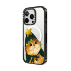 The Cat-Mas Tree | iPhone 16 Pro Max / Impact Case MagSafe Compatible / Black | Image 2