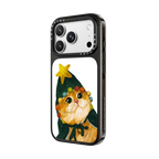 The Cat-Mas Tree | iPhone 18 Pro Max / Impact Case MagSafe Compatible - Glossy / Glossy Black | Image 2