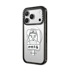 LAIMO- GOD IS WATCHING YOU | iPhone 17 Pro Max / Impact Case MagSafe Compatible / Black | Image 2