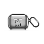Frustration cat | AirPods Pro 3 / Earbuds Mirror Case / Silver | Image 1