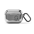 Frustration cat | AirPods Pro 2 / Earbuds Mirror Case / Silver | Image 1