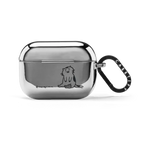 Frustration cat | AirPods Pro 2 / Earbuds Mirror Case / Silver | Image 1