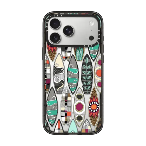 surfboards transparent | iPhone 17 Pro Max / Impact Case MagSafe Compatible / Black | Image 1