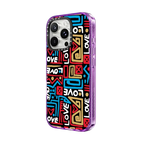 LOVE BY ROMERO BRITTO | iPhone 16 Pro Max / Impact Case MagSafe Compatible / Purple | Image 2