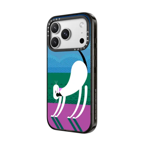 Simple Cat - 04 | iPhone 17 Pro Max / Impact Case MagSafe Compatible / Black | Image 2