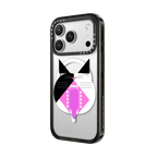 Simple Cat - 10 | iPhone 17 Pro Max / Impact Case MagSafe Compatible / Black | Image 2