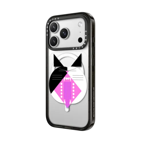 Simple Cat - 10 | iPhone 17 Pro Max / Impact Case MagSafe Compatible / Black | Image 2
