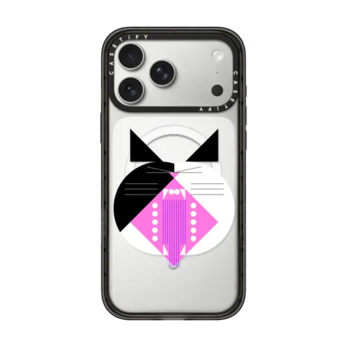 Simple Cat - 10 | iPhone 17 Pro Max / Impact Case MagSafe Compatible / Black | Image 1