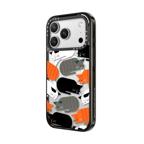 Simple Cat - 14 | iPhone 17 Pro Max / Impact Case MagSafe Compatible / Black | Image 2