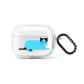Simple Cat AirPod - 03 | AirPods Pro 2 / Earbuds Impact Case / Frost | Image 1
