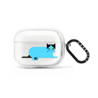 Simple Cat AirPod - 03 | AirPods Pro 2 / Earbuds Impact Case / Frost | Image 1