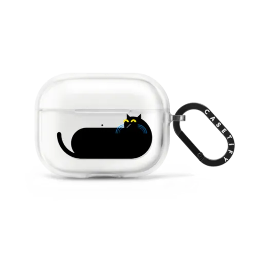 Simple Cat AirPod - 01 | AirPods Pro 2 / Earbuds Impact Case / Frost | Image 1