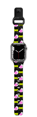 Simple Cat iWatch - 02 | Apple Watch Series 7-9 (45mm) / Impact Band / Black | Image 1