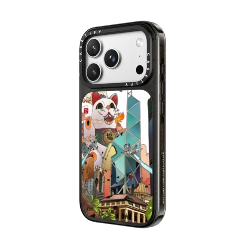 Vivian Ho - GodziMeow | iPhone 18 Pro Max / Impact Case MagSafe Compatible - Glossy / Glossy Black | Image 2