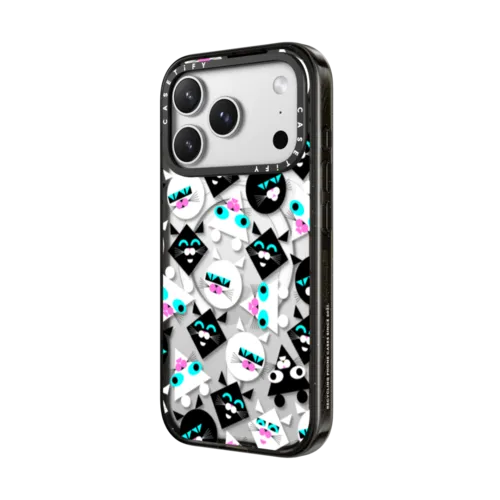 Simple Cat - 02 | iPhone 17 Pro Max / Impact Case MagSafe Compatible / Black | Image 2
