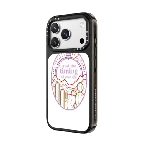 Trust The Timing | iPhone 18 Pro Max / Impact Case MagSafe Compatible - Glossy / Glossy Black | Image 2