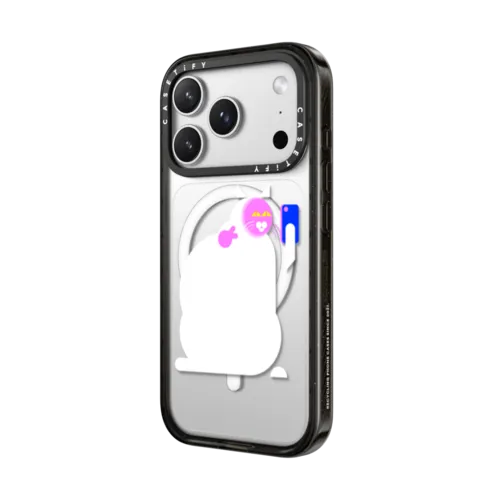 Simple Cat - 06White | iPhone 17 Pro Max / Impact Case MagSafe Compatible / Black | Image 2