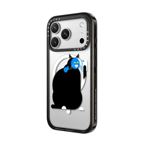 Simple Cat - 06Black | iPhone 17 Pro Max / Impact Case MagSafe Compatible / Black | Image 2