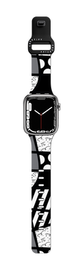 BLACK LANDSCAPE BY ROMERO BRITTO | Apple Watch Series 7-9 (45mm) / Impact Band / Black | Image 1