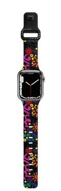 GRAFFITI BY ROMERO BRITTO | Apple Watch Series 7-9 (45mm) / Impact Band / Black | Image 1