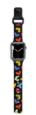 HEARTS BY ROMERO BRITTO | Apple Watch Series 7-9 (45mm) / Impact Band / Black | Image 1