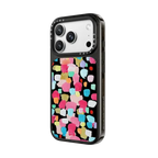 Magenta Confetti | iPhone 18 Pro / Impact Case MagSafe Compatible - Glossy / Glossy Black | Image 2