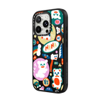 Happy Thoughts by Katie Benn | iPhone 16 Pro Max / Impact Case MagSafe Compatible / Matte Black | Image 2