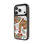 Tiger universe paisley by Phannapast | iPhone 18 Pro Max / Impact Case MagSafe Compatible - Glossy / Glossy Black | Image 2
