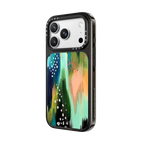 EttaVee Teal Dreams | iPhone 18 Pro / Impact Case MagSafe Compatible - Glossy / Glossy Black | Image 2