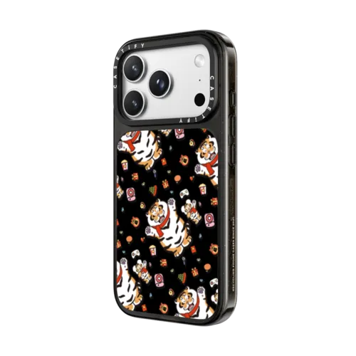 Blessed Tigers Bring A Productive Year by Bu2ma | iPhone 18 Pro Max / Impact Case MagSafe Compatible - Glossy / Glossy Black | Image 2