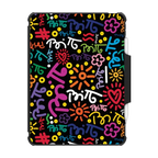 GRAFFITI BY ROMERO BRITTO | iPad Pro 11-inch (3rd/4th gen) / iPad Impact Folio Case / Black | Image 1