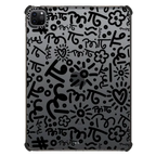GRAFFITI BY ROMERO BRITTO | iPad Pro 11-inch (3rd/4th gen) / iPad Impact Case / Black | Image 1