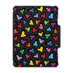 HEARTS BY ROMERO BRITTO | iPad Pro 11-inch (3rd/4th gen) / iPad Impact Folio Case / Black | Image 1