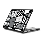 BLACK LANDSCAPE BY ROMERO BRITTO | MacBook Pro 14-inch (M1 - M5) / MacBook Impact Case / Black | Image 1